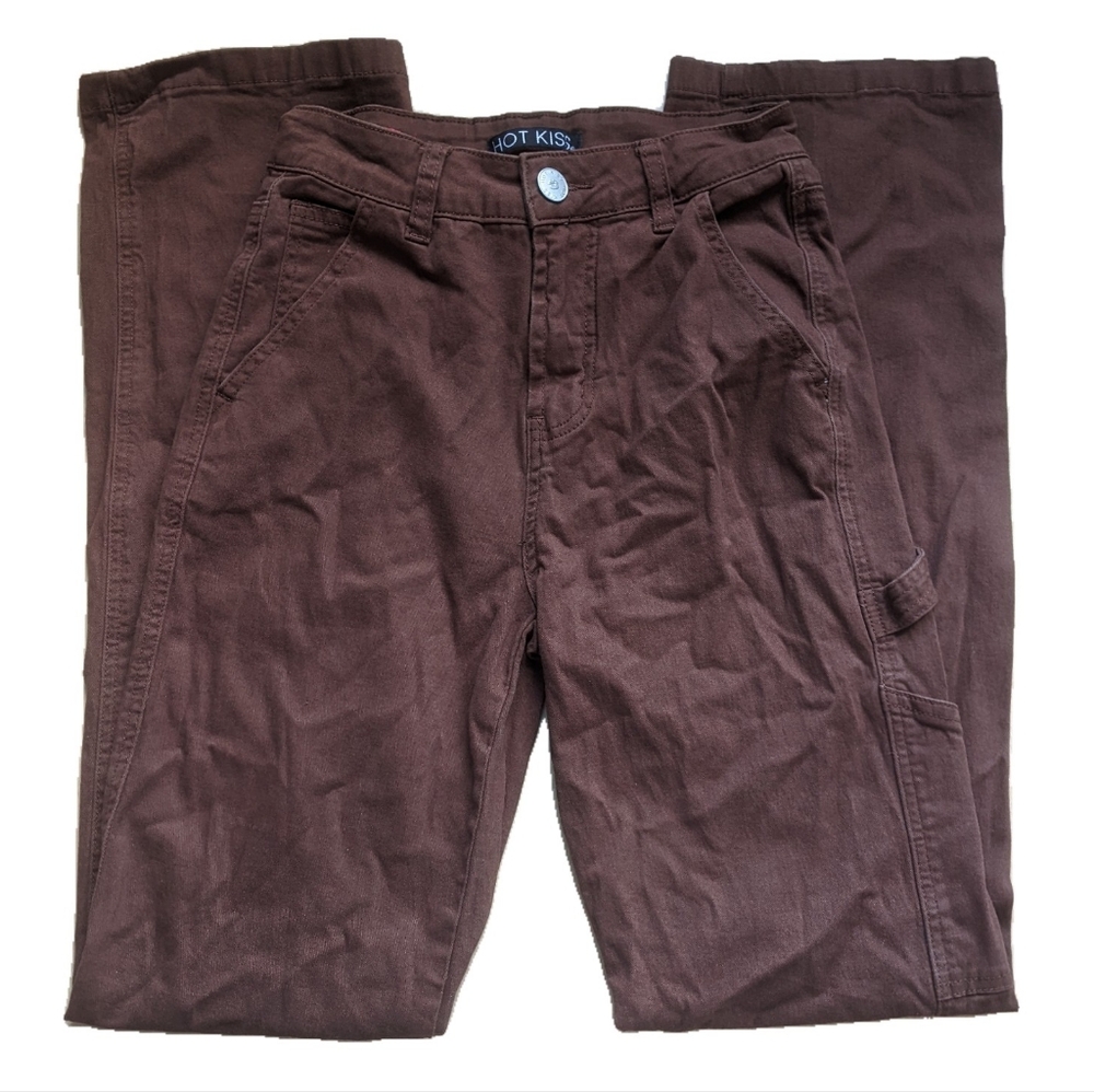 Hot Kiss brown high waisted jeans